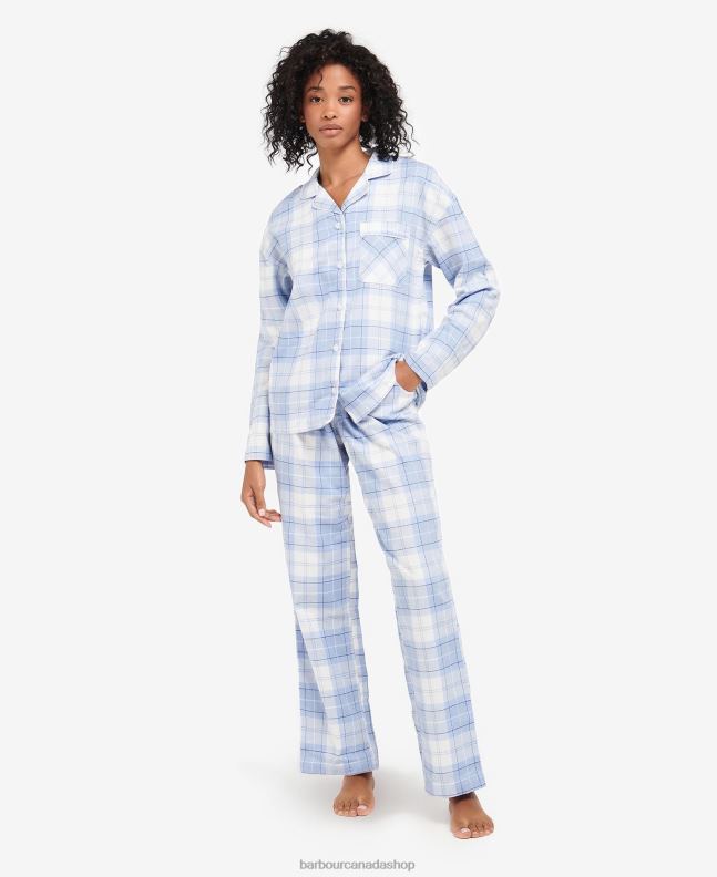 Barbour Clothing Women Pink Tartan Ellery PJ Set 2BB2F2037