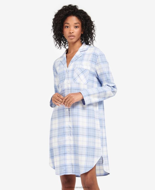 Barbour Clothing Women Pink Tartan Etta Nightshirt 2BB2F2040