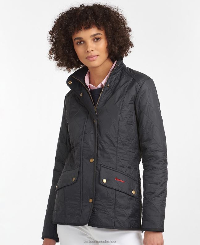 Barbour Clothing Women Black Cavalry Polarquilt Jacket 2BB2F1400