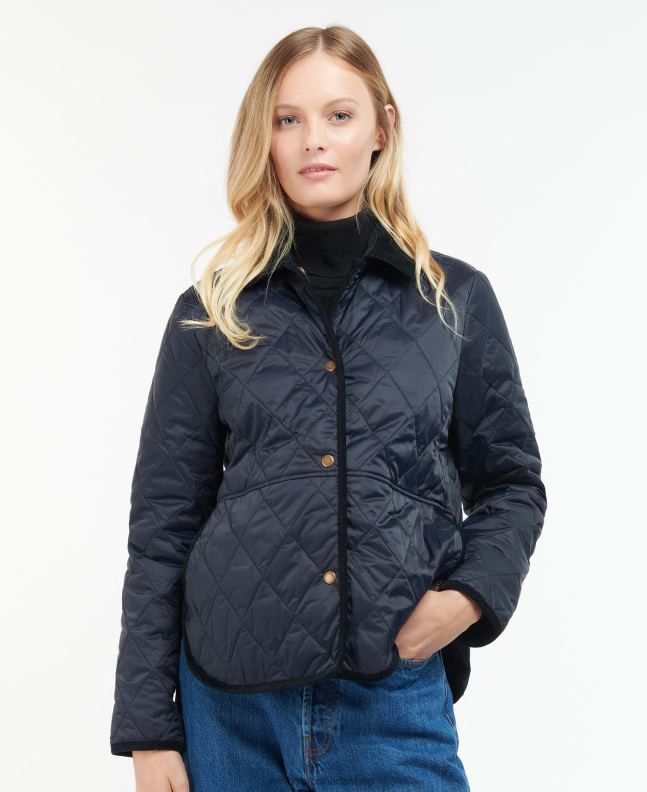 Barbour Clothing Women Black Clydebank Quilted Jacket 2BB2F1439