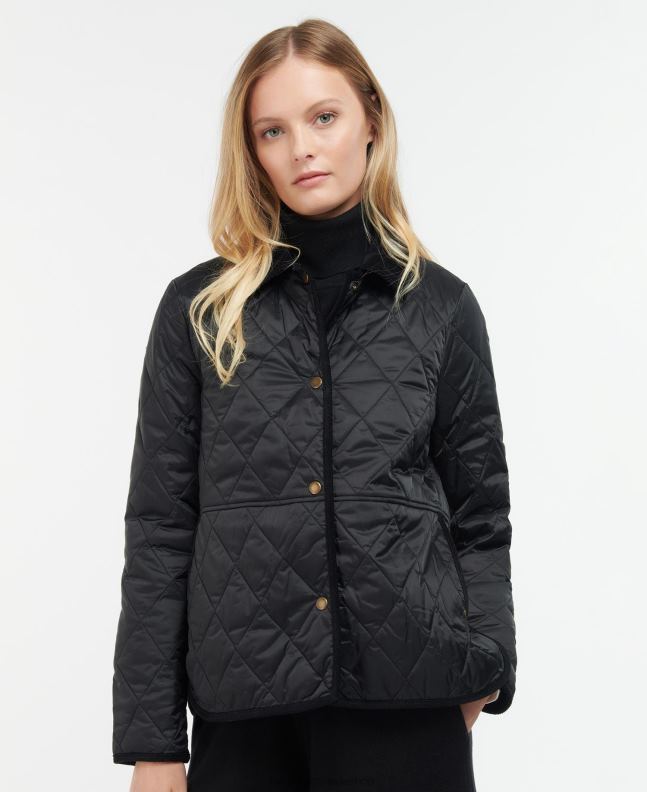 Barbour Clothing Women Black Clydebank Quilted Jacket 2BB2F1486