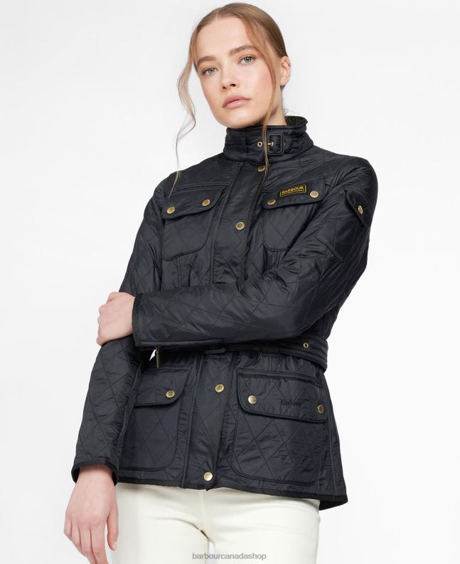 Barbour Clothing Women Black International Polarquilt Jacket 2BB2F1441