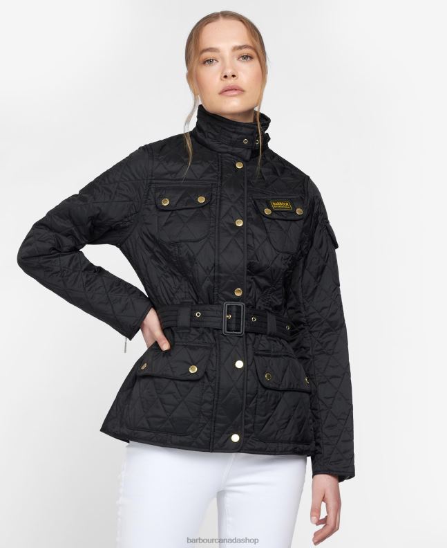 Barbour Clothing Women Black International Quilted Jacket 2BB2F1404
