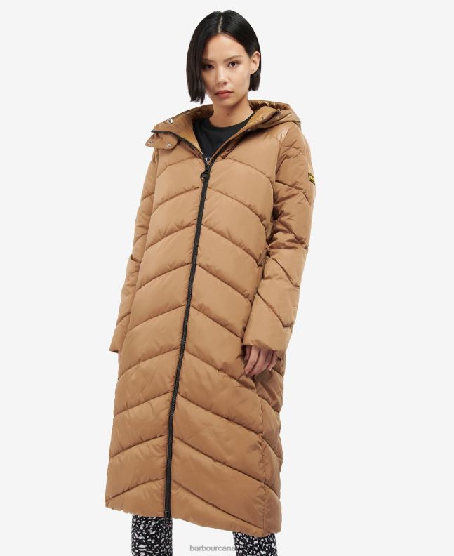 Barbour Clothing Women Burnt Cinder Homerun Quilted Jacket 2BB2F1522