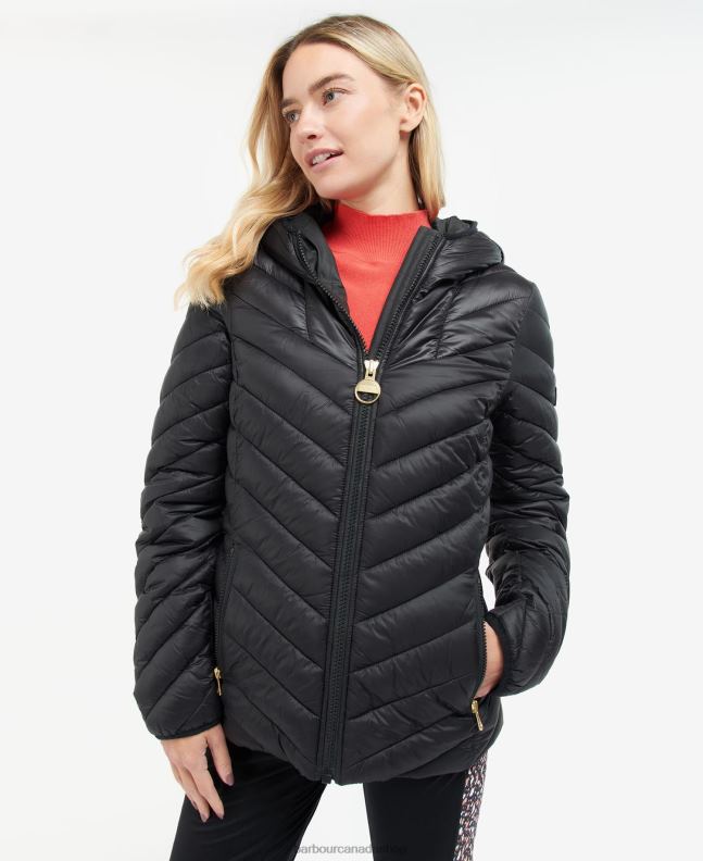 Barbour Clothing Women Classic Black Cosford Quilted Jacket 2BB2F1487