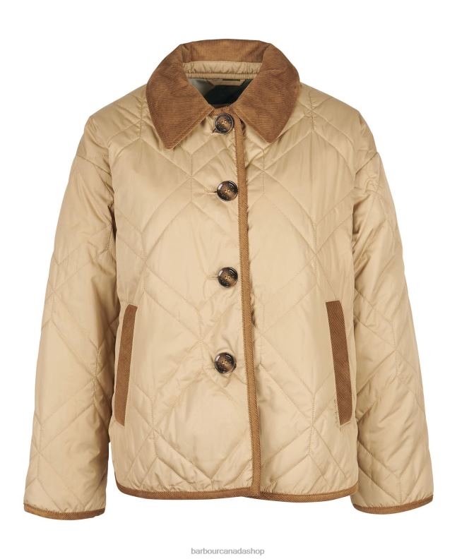 Barbour Clothing Women Dark Navy/Ancient Poplar Barrhead Quilted Shacket 2BB2F1493