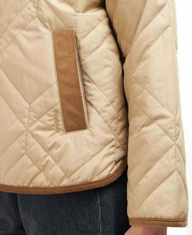 Barbour Clothing Women Dark Navy/Ancient Poplar Barrhead Quilted Shacket 2BB2F1493