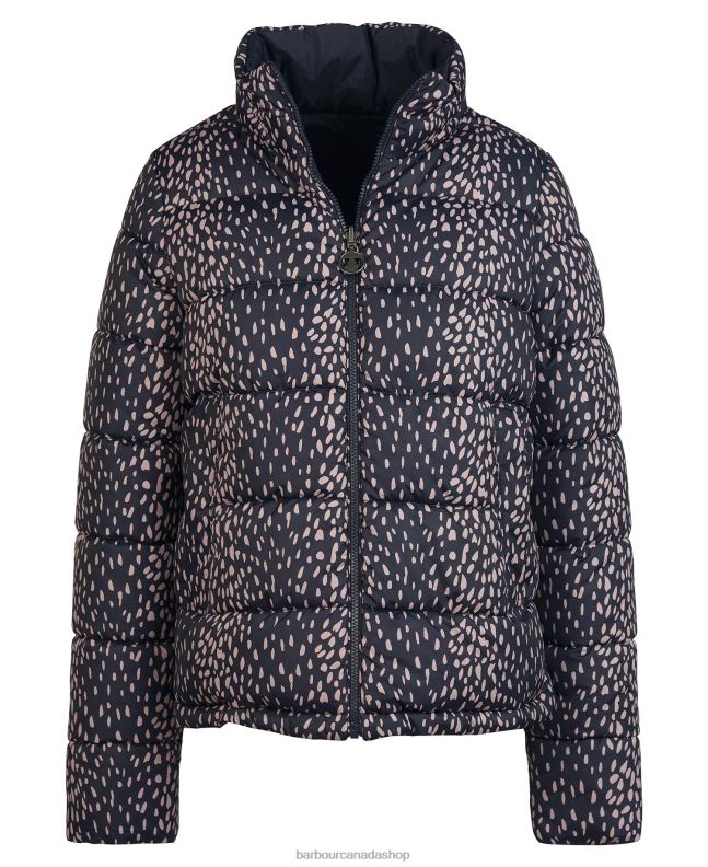 Barbour Clothing Women Dark Navy Deer/Dark Navy Marin Quilted Jacket 2BB2F1448