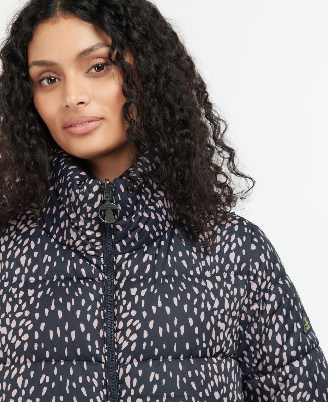 Barbour Clothing Women Dark Navy Deer/Dark Navy Marin Quilted Jacket 2BB2F1448