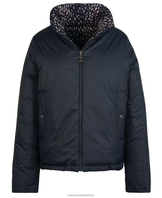 Barbour Clothing Women Dark Navy Deer/Dark Navy Marin Quilted Jacket 2BB2F1448