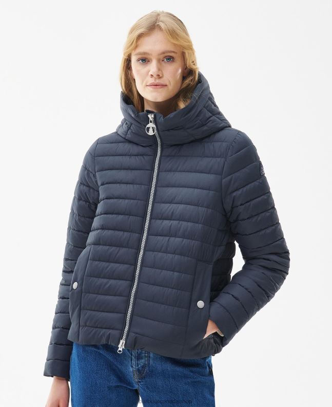 Barbour Clothing Women Dark Navy Oxeye Quilted Jacket 2BB2F1453