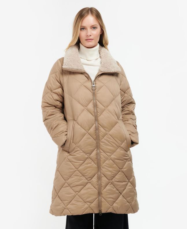 Barbour Clothing Women Fern Leaf/Classic Tartan Kilmory Quilted Jacket 2BB2F1513