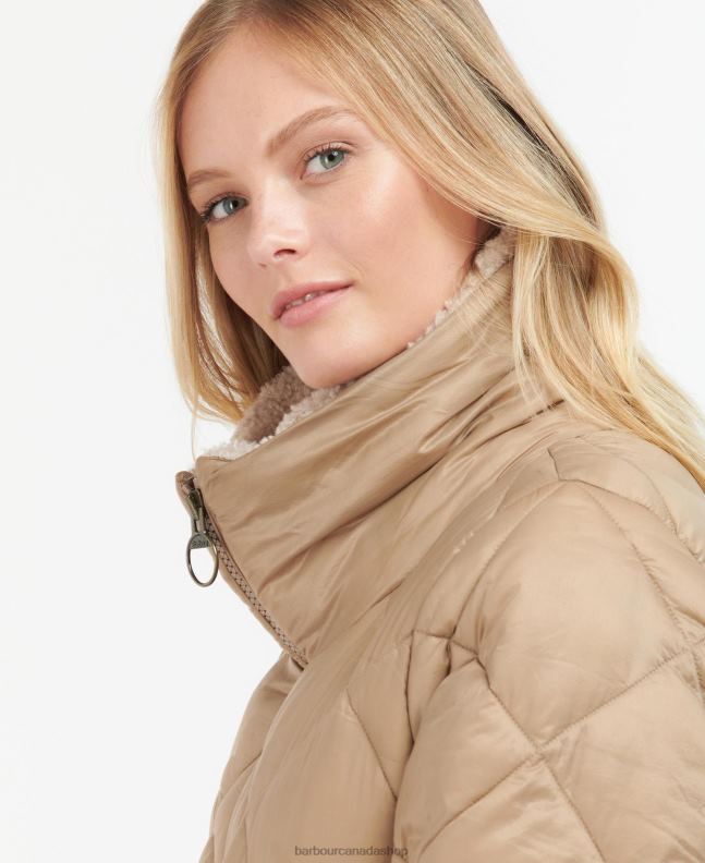 Barbour Clothing Women Fern Leaf/Classic Tartan Kilmory Quilted Jacket 2BB2F1513