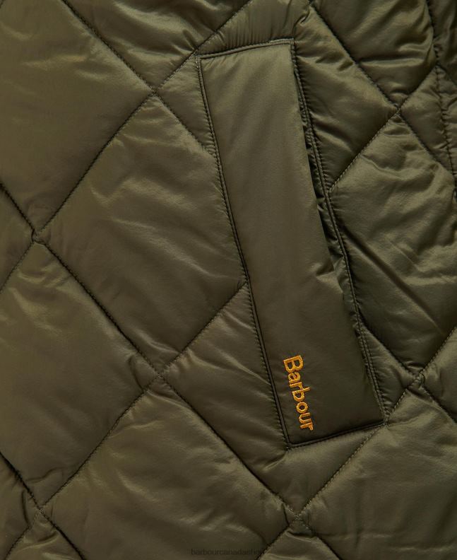Barbour Clothing Women Fern Leaf/Classic Tartan Kilmory Quilted Jacket 2BB2F1514