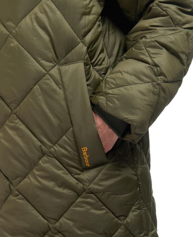 Barbour Clothing Women Fern Leaf/Classic Tartan Kilmory Quilted Jacket 2BB2F1514