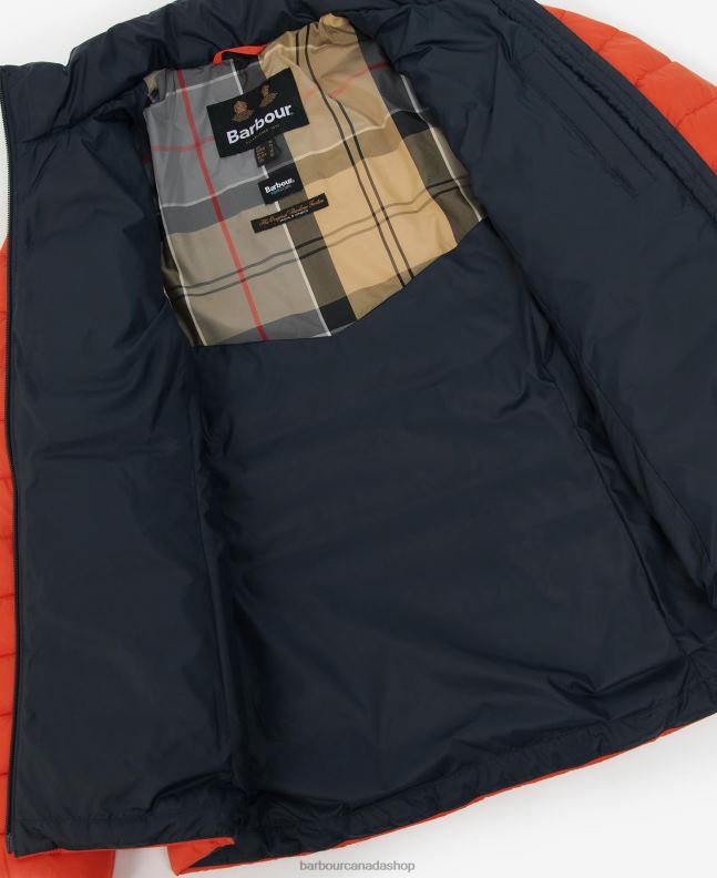 Barbour Clothing Women Fire/Dark Navy/Dress Blencarn Quilted Jacket 2BB2F1459