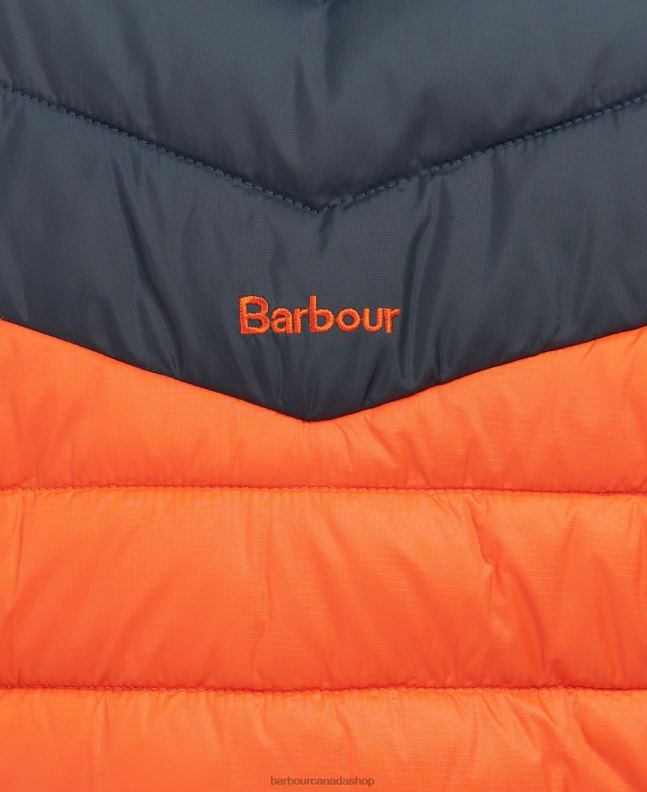 Barbour Clothing Women Fire/Dark Navy/Dress Blencarn Quilted Jacket 2BB2F1459