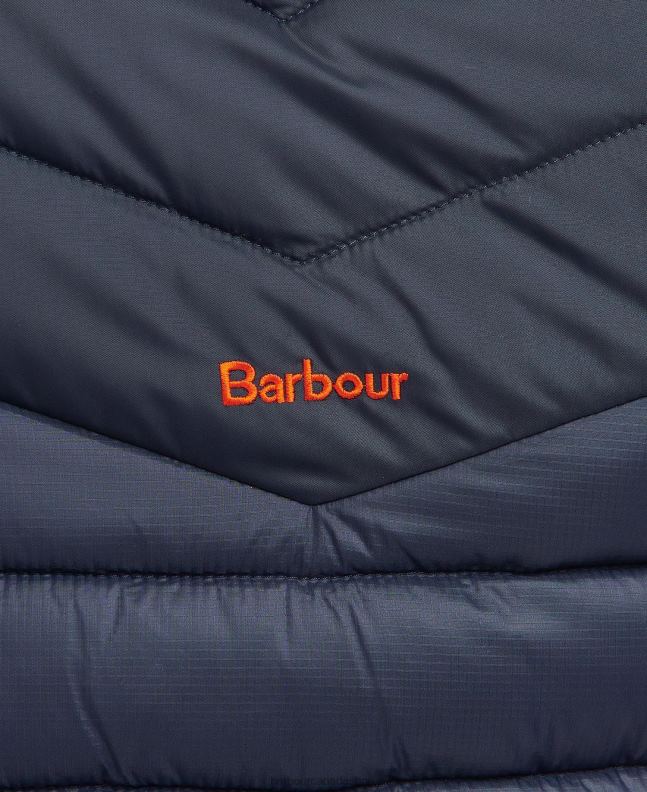 Barbour Clothing Women Fire/Dark Navy/Dress Blencarn Quilted Jacket 2BB2F1499