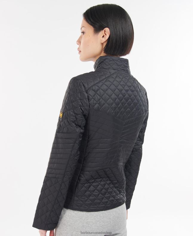 Barbour Clothing Women Light Army Green Formation Quilted Jacket 2BB2F1490