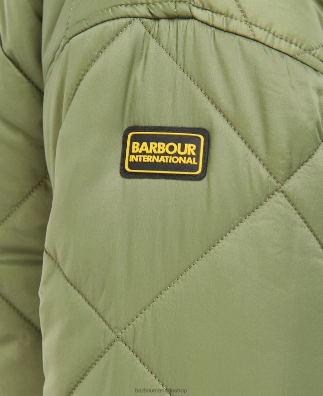Barbour Clothing Women Midnight Green/Midnight Green Check Falkenberg Quilted Jacket 2BB2F1447