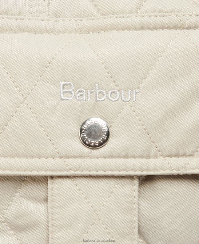 Barbour Clothing Women Olive/Ancient Belted Defence Quilted Jacket 2BB2F1478