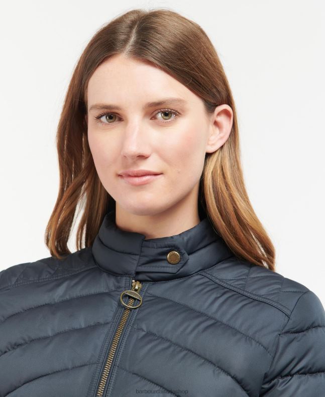 Barbour Clothing Women Olive/Olive Marl Stretch Cavalry Quilted Jacket 2BB2F1424