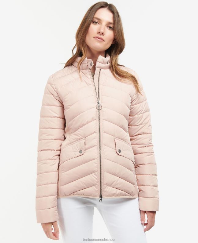 Barbour Clothing Women Olive/Olive Marl Stretch Cavalry Quilted Jacket 2BB2F1437