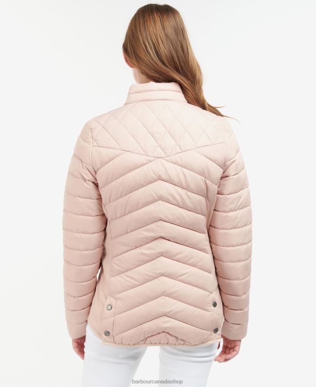 Barbour Clothing Women Olive/Olive Marl Stretch Cavalry Quilted Jacket 2BB2F1437