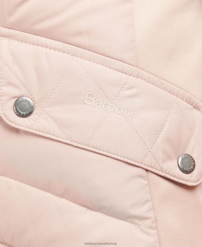 Barbour Clothing Women Olive/Olive Marl Stretch Cavalry Quilted Jacket 2BB2F1437