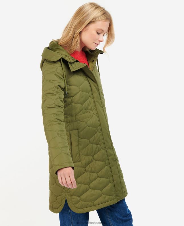 Barbour Clothing Women Olive Tree Nahla Quilted Jacket 2BB2F1456