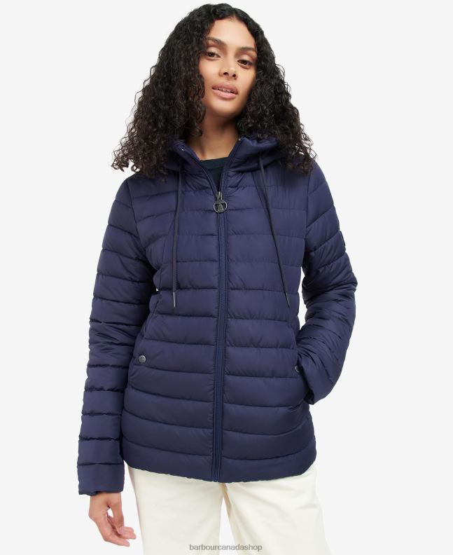 Barbour Clothing Women Pink Punch Coraline Quilted Jacket 2BB2F1423