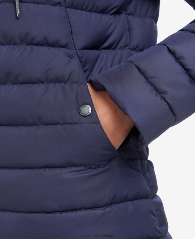 Barbour Clothing Women Pink Punch Coraline Quilted Jacket 2BB2F1423