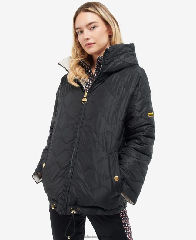 Barbour Clothing Women Portobello/Cayenne/Bellini Fenway Revesible Quilted Jacket 2BB2F1484
