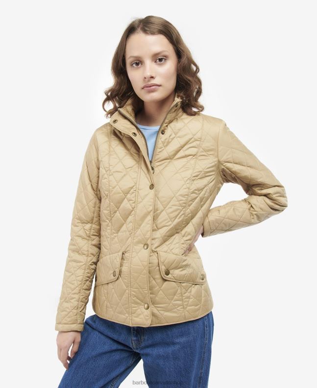 Barbour Clothing Women Rose Dust Flyweight Cavalry Quilted Jacket 2BB2F1482