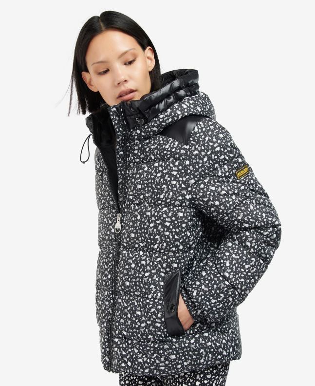 Barbour Clothing Women Terrazzo/Black Printed Pavilion Quilted Jacket 2BB2F1455