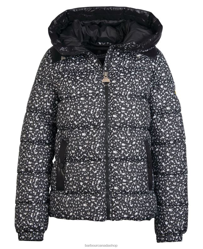 Barbour Clothing Women Terrazzo/Black Printed Pavilion Quilted Jacket 2BB2F1455