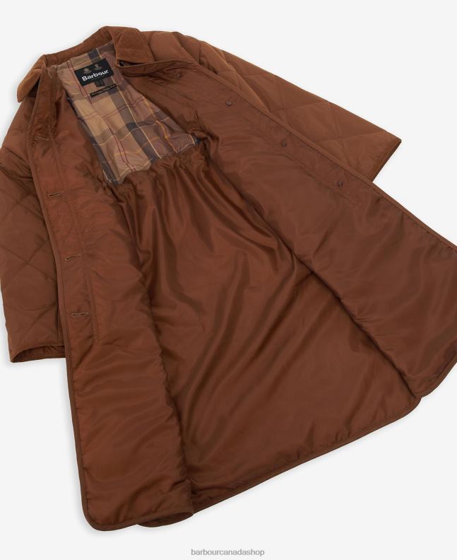 Barbour Clothing Women Warm Tan/Muted Bonnyrigg Quilted Jacket 2BB2F1428