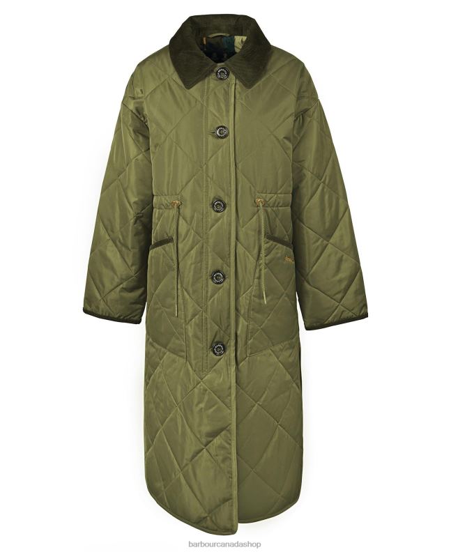 Barbour Clothing Women Warm Tan/Muted Bonnyrigg Quilted Jacket 2BB2F1450