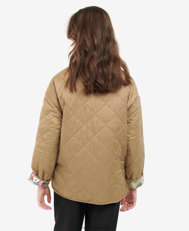 Barbour x House of Hackney Clothing Women Dark Navy/Limerence/Sky Gransden Reversible Quilted Jacket 2BB2F1505