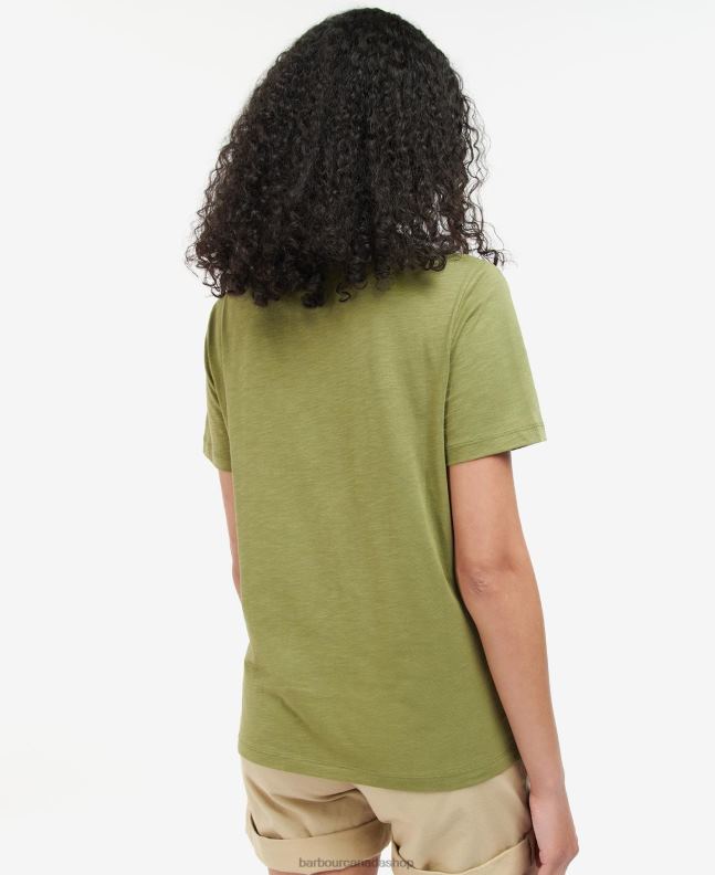 Barbour Clothing Women Buttermilk Coraline T-Shirt 2BB2F1667