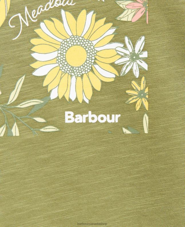 Barbour Clothing Women Buttermilk Coraline T-Shirt 2BB2F1667