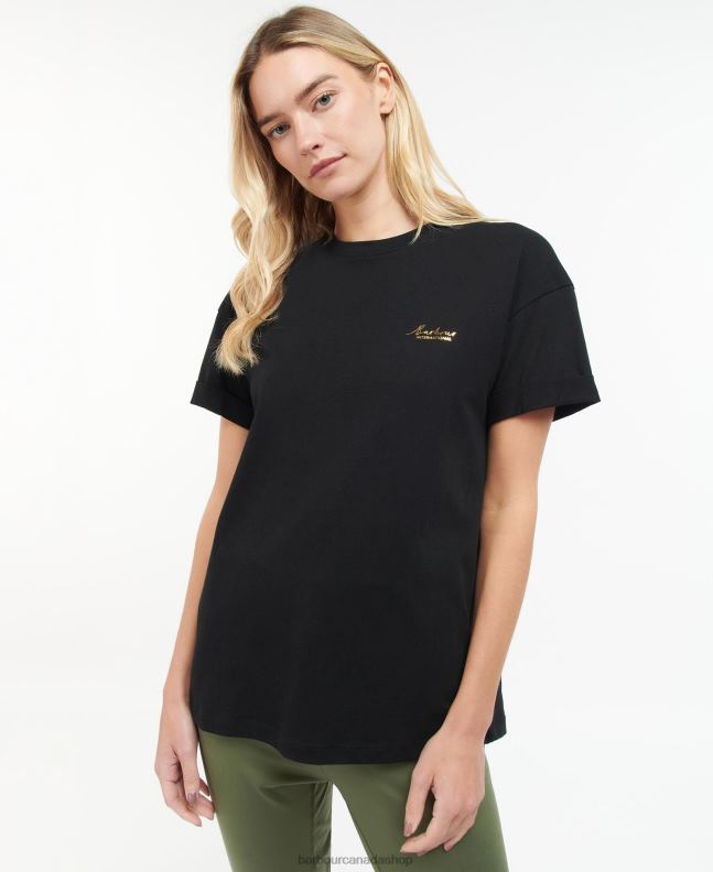 Barbour Clothing Women Classic Black Alonso T-Shirt 2BB2F1715