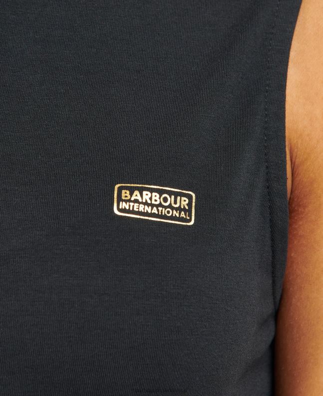 Barbour Clothing Women Classic Black Kasuki Half-Zip Top 2BB2F1672