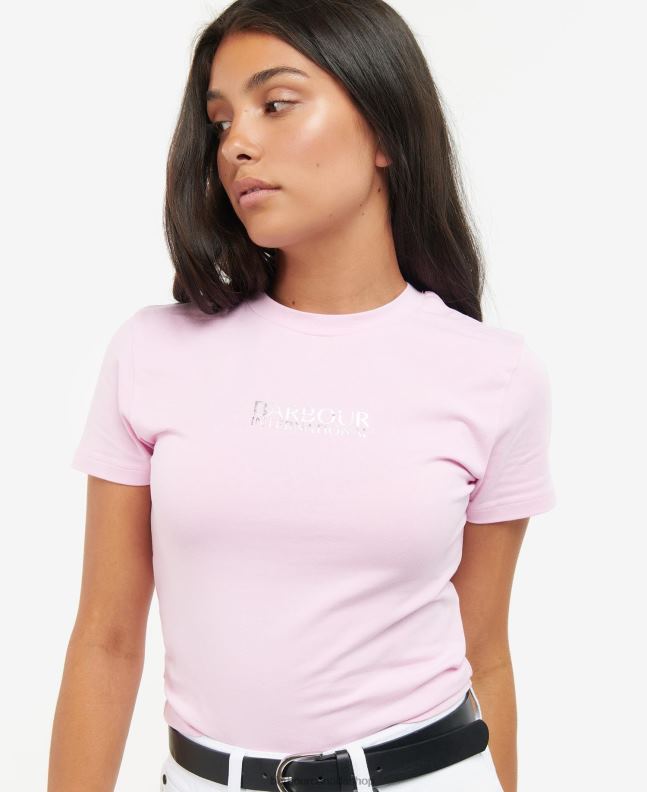 Barbour Clothing Women Classic Black Reign Cropped T-Shirt 2BB2F1718