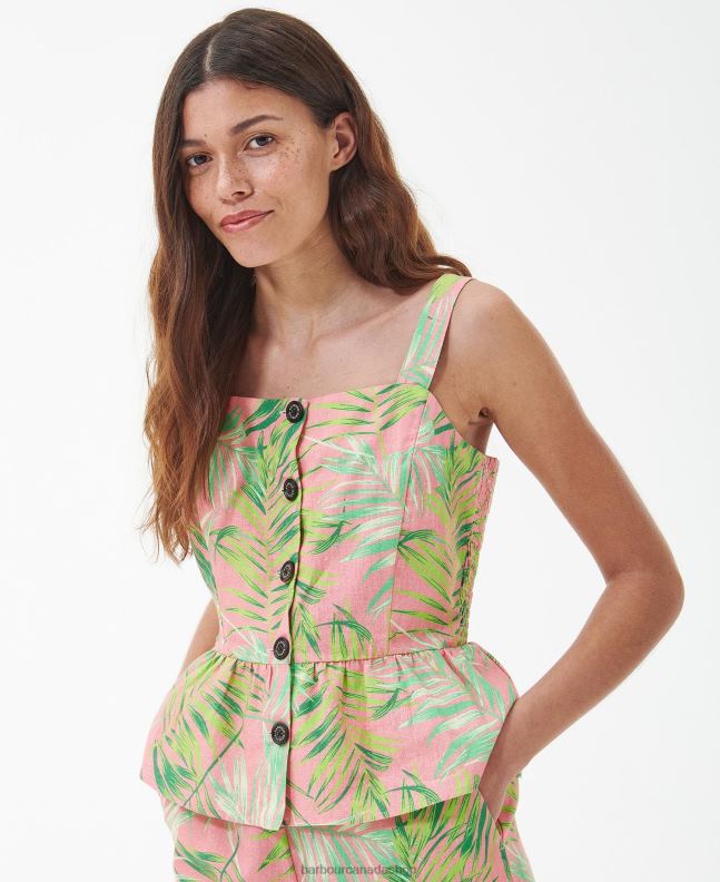 Barbour Clothing Women Classic Multi Aralia Top 2BB2F1622