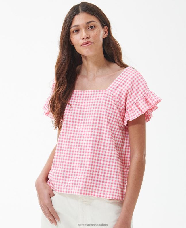Barbour Clothing Women Classic Multi Pansy Top 2BB2F1661