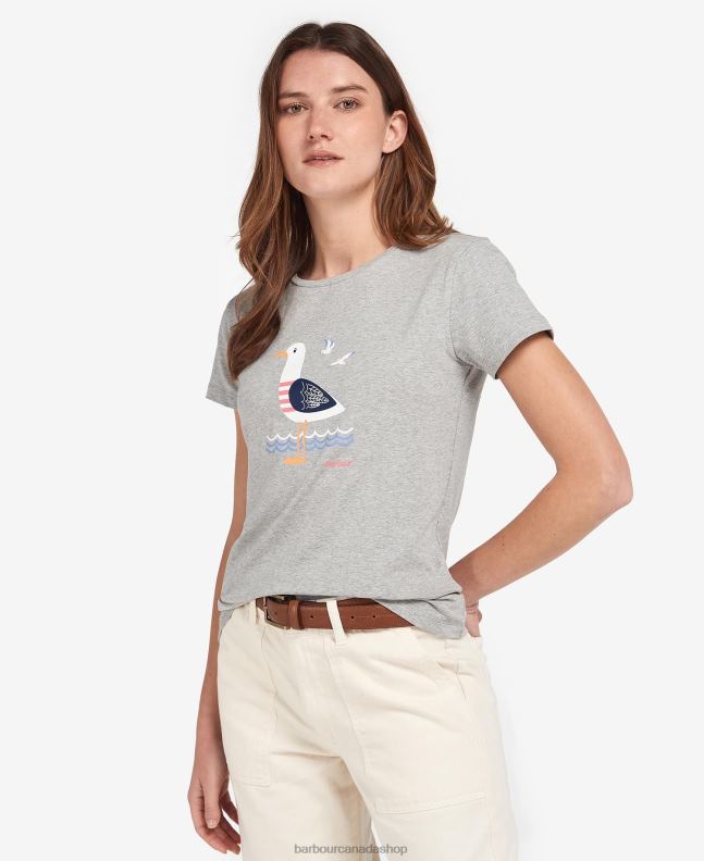 Barbour Clothing Women Classic Navy Merseyside T-Shirt 2BB2F1686