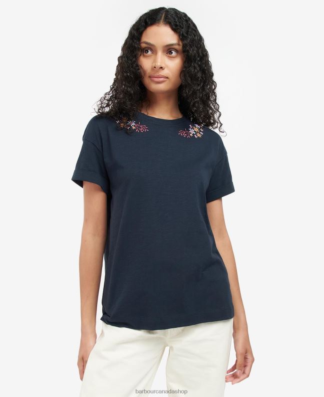 Barbour Clothing Women Classic White Apia T-Shirt 2BB2F1750