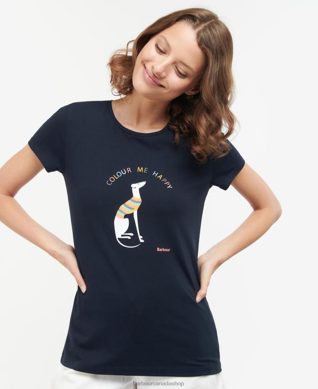 Barbour Clothing Women Classic White Bowland T-Shirt 2BB2F1737