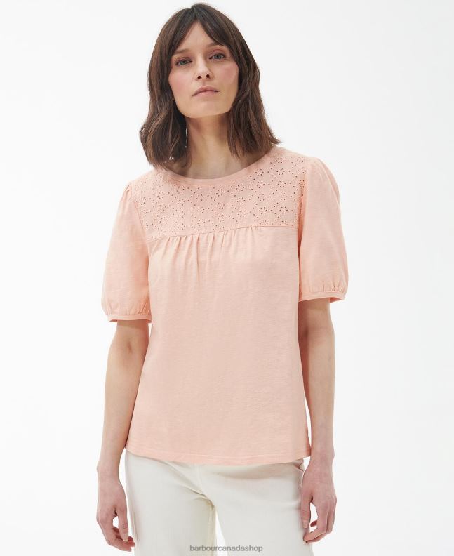 Barbour Clothing Women Olive Tree Pearl Top 2BB2F1739